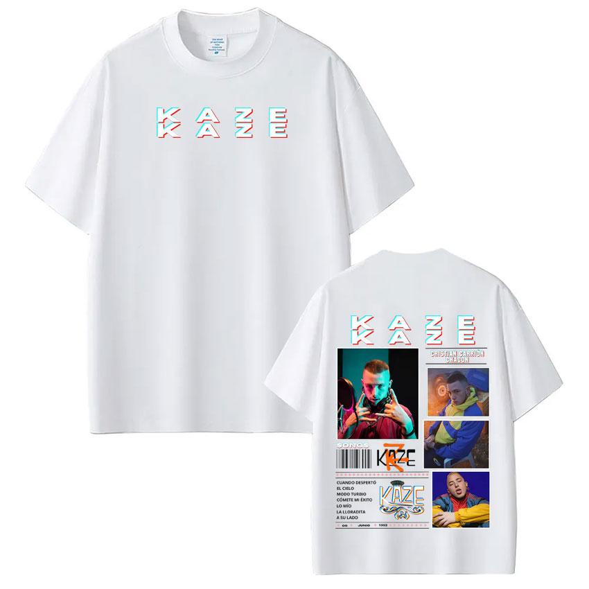 

Rapper Kaze R New Fashion Album Print Tshirt Unisex Women Casual Tshirt Shortsleeved Cotton Hiphop Punk High Quality Tshirts 4XL
