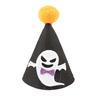 Halloween Pet Accessories Pointed Hat, Cute Ghost Witch Pumpkin Cat Pom-pom Hat for Cats And Small Dogs Holiday Party Accessory Lightweight