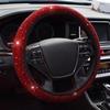 38cm Car Steering Wheel Cover Universal Bling Bling Diamond Rhinestones Elasticity Interior Car Accessories for Four Seasons