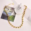 Fashionable And Minimalist Knotted Metal Necklace For Both Men's And Women's Hip-hop Punk Street Style Daily Jewelry Gifts