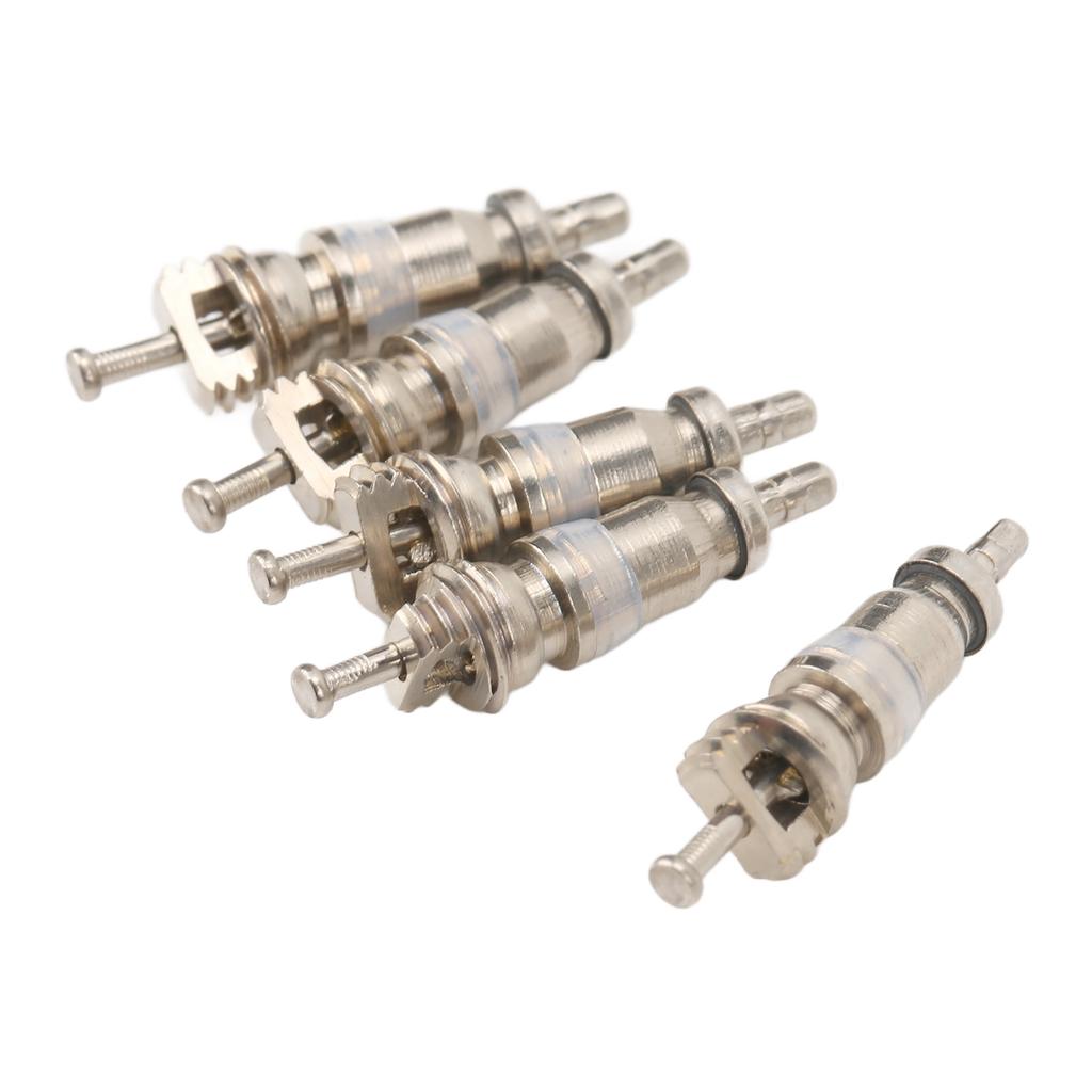 100PCS High Pressure Valve Stem Core Aluminum Alloy Copper Car Air Conditioner Valve Core for R12 Series
