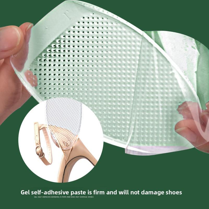 Enlarged Thickened Front Pad for Men Women Half Size Invisible Insole GEL Transparent High Heels Forefoot Cushion