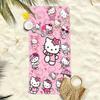 1pc H-Hello K-Kittys beach towel, fashionable water-absorbent quick-drying single-piece large-sized beach towel, soft and comfortable