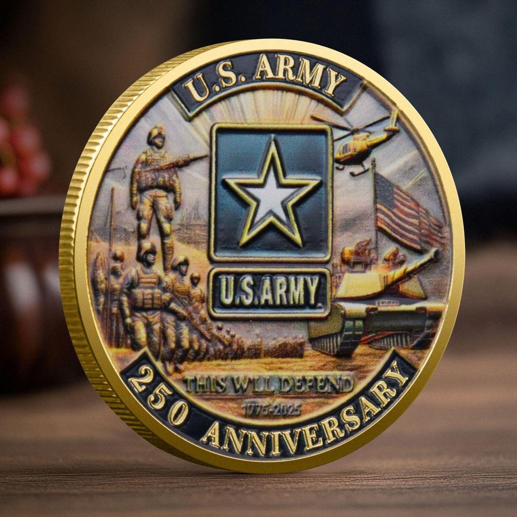 1775 Mince US Army, Výroční medaile, Skvělé, Army Challenge Mince, Vzpomínka, Sbírka, Dárek