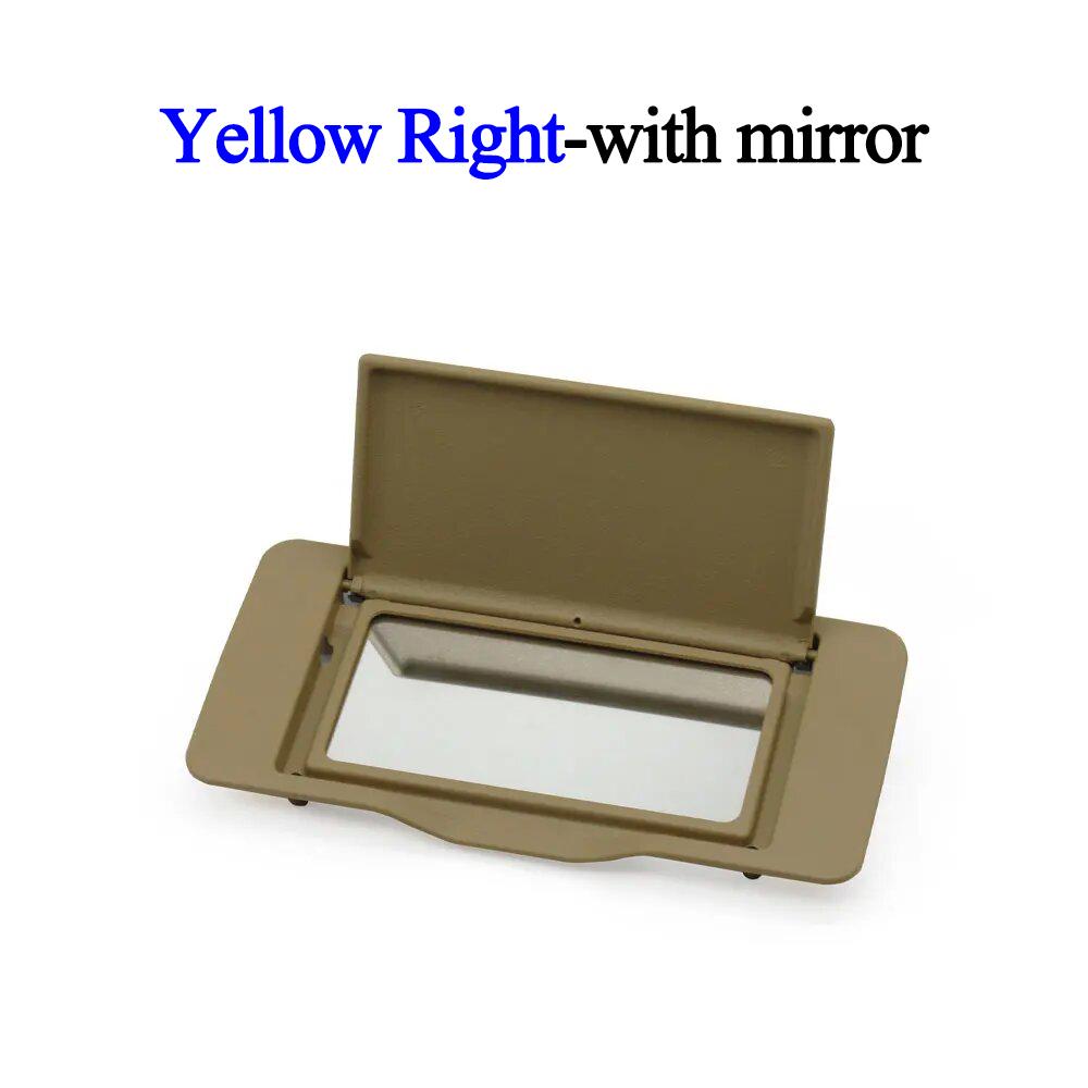

Car Sun Shade Mirror Internal Makeup Mirror for Mercedes-Benz ML GL R Class W164 X164 W251 2006-2011 Yellow Right