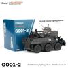 Tuoyi XCARTOYS alloy car model car toy 1:64 ZSL92B infantry fighting vehicle box black desktop ornament childrens toy simulation