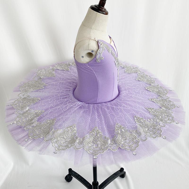 Fusta de balet pentru fete Tutu de balet profesionist Margini cu volane Rochie de balet clasica pentru fete si femei Performance