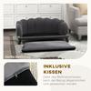 Dog Sofa, Pet Couch Bed for Medium, Large Dogs, with Legs, Cushion - Grey