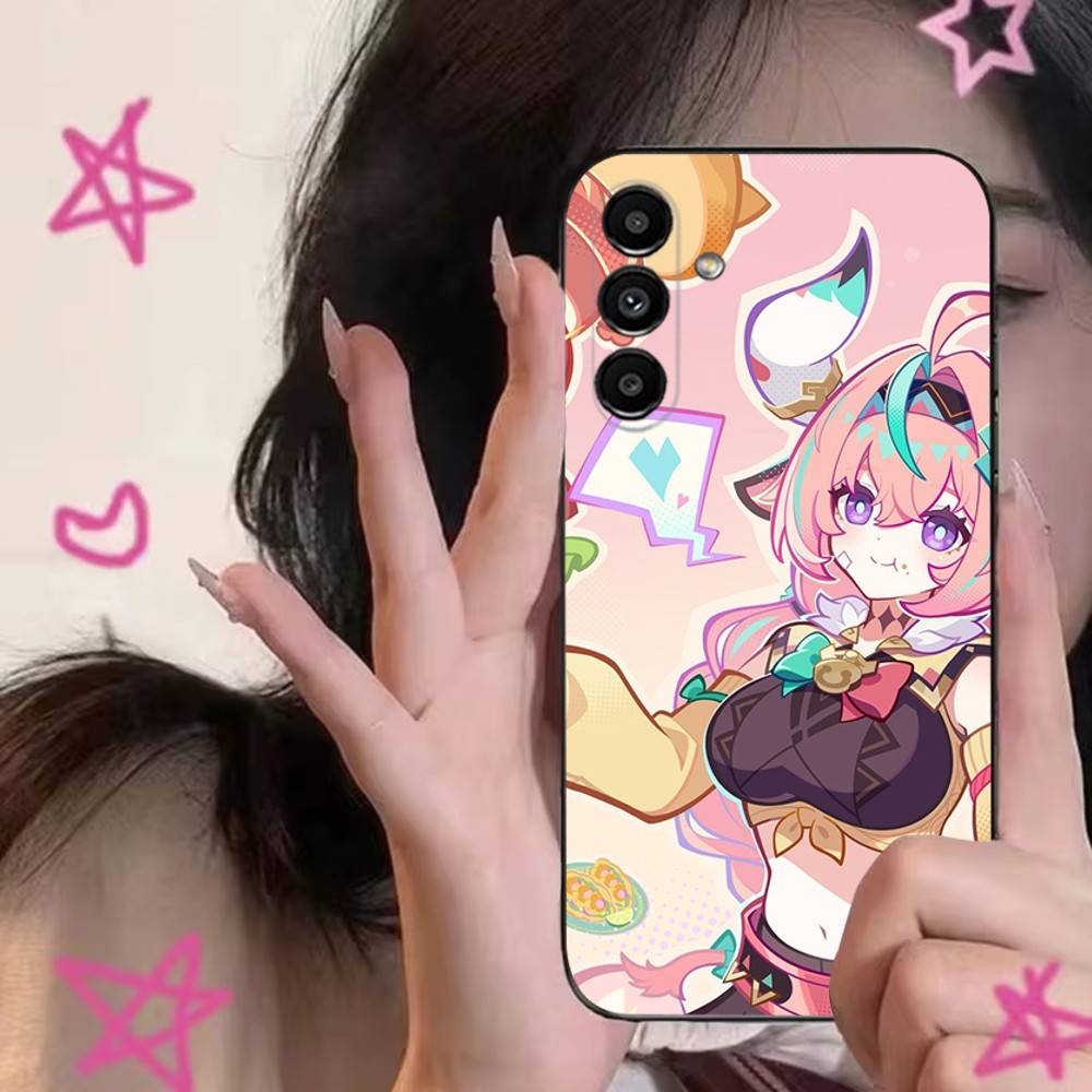 

V-Varesa Genshin Impact Phone Case For Samsung S24,S21,S22,S23,S30,Ultra,S20,Plus,Fe,Lite,Note,10,9,5G Black Soft Cover Samsung S20fe
