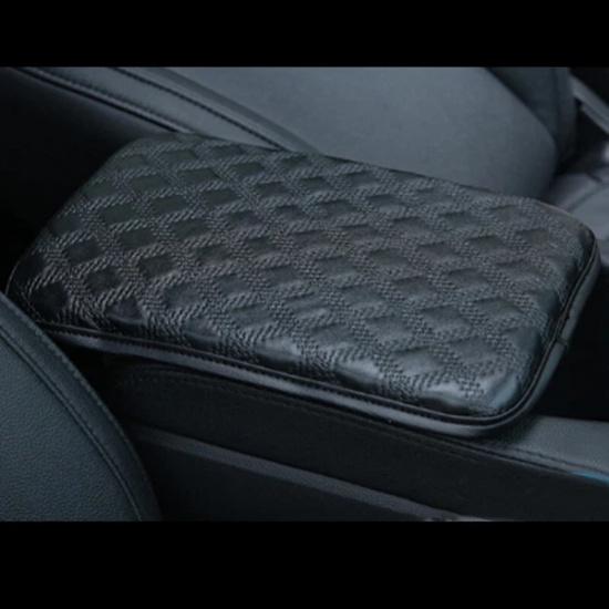 Car Leather Armrest Cushion Universal Pad Center Console Box Protect Cover
