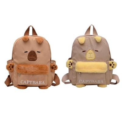 Sweet Cartoon Backpack for Girl Plush Backpack Large Capacity Backpack Book Bag Lovely Dolls Bag Student School Bag