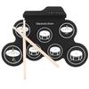 Electronic Digital USB 7 Pads Roll Up Set Silicone Electric Drum Kit with Drumsticks & Sustain Pedal