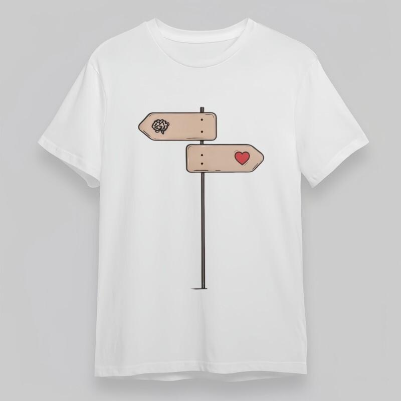 

Women s Oversize Classic T-Shirt Floral Heart Signpost Intersection Graphic Tee 2XL