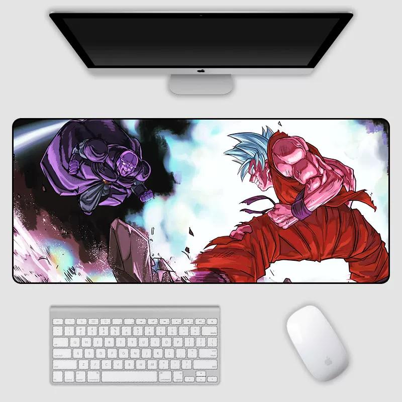 2026 Dragon Ball Leather Mouse Pad Son Goku Printing Pattern Large Size Game Gaming Keyboard Pad Boys Office Animation Non-slip Table Mat