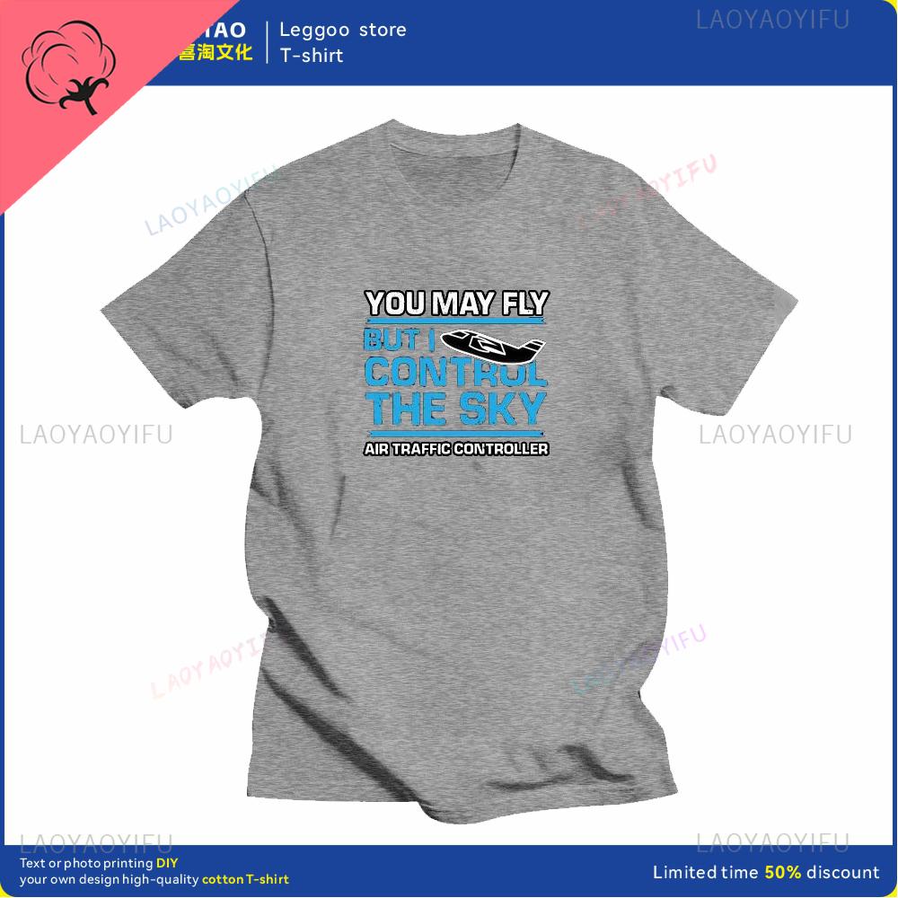Air Traffic Controller Graphic Printing Fashion Street Wear Casual Trend Summer Men and Women Universal Shortsleeved Tshirt
