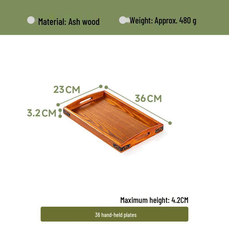 ZISIZ Mehrzweck-Serviertablett aus Holz