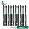 "Green Forest High-Impact Magnetic Cross Hand Drill Set with German-Imported Screwdriver Bits"