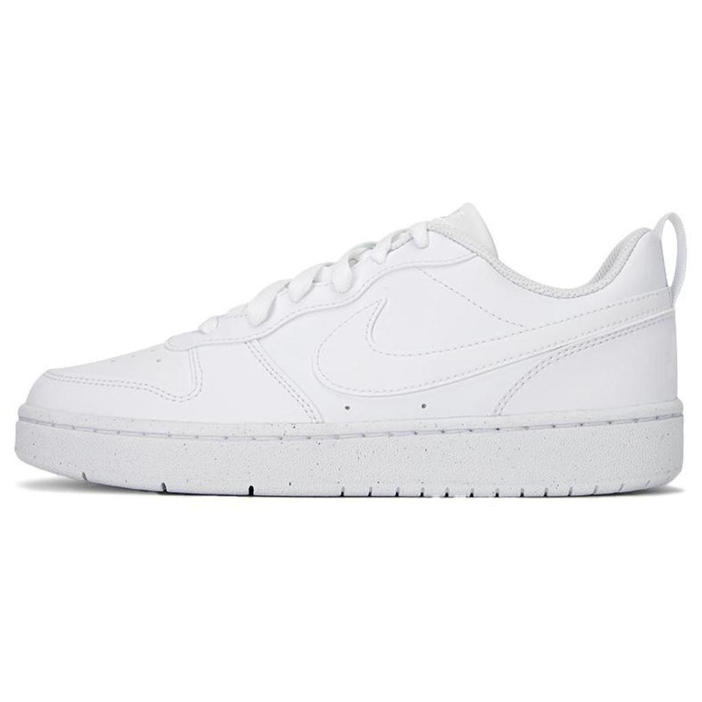 Nike Court Borough Low top Skateboard Shoes GS White Blue BQ5448-100(Team41-)