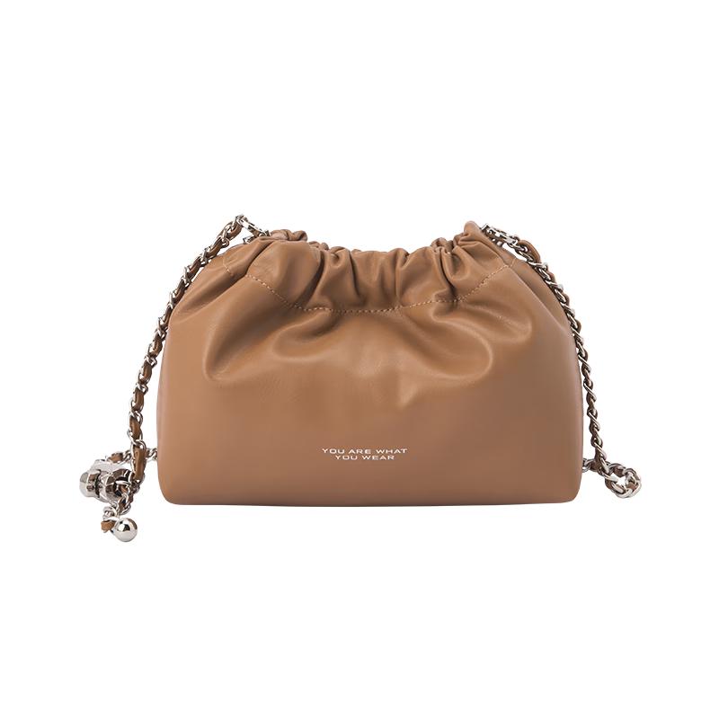 Semir Women s Pleated Wonton Crossbody Bag Medium