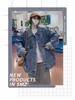 Women's Versatile Loose Denim Jacket - 2025 Spring/Autumn Retro High Street Style, Plus Size Available.