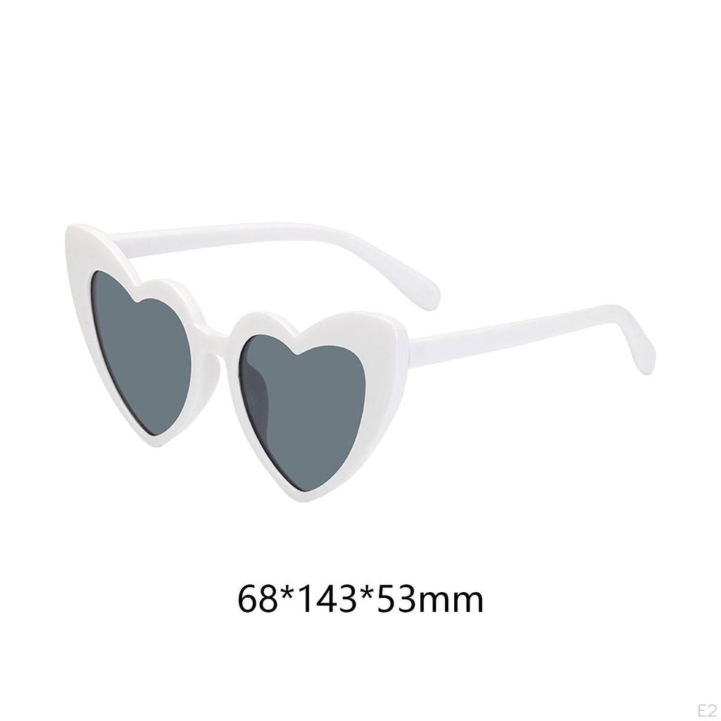 Heart Shaped Sunglasses Creative Sun Glasses for Dress Up Accessory Outdoor