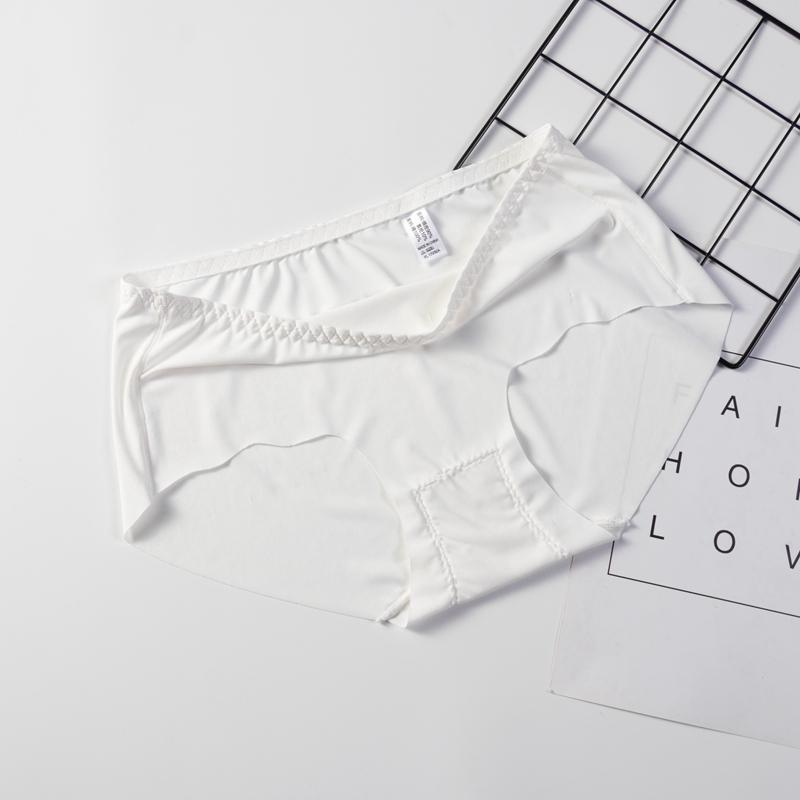 

1шт ультратонкие бесшовные трусики сексуального нижнего белья без следов 2XL белый