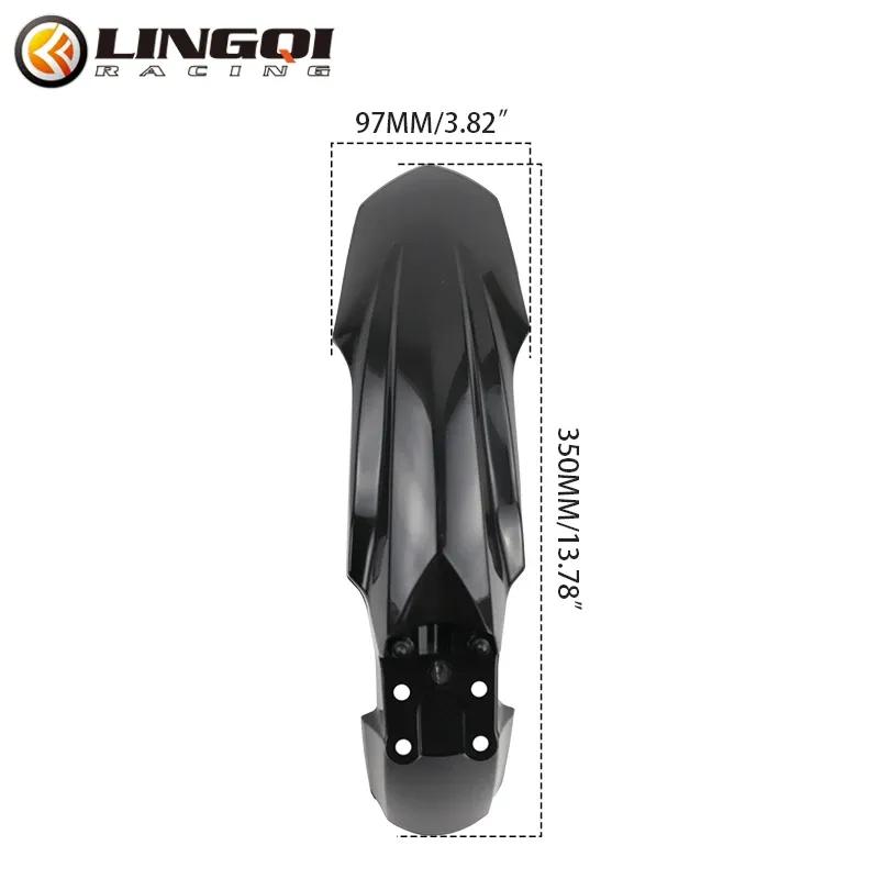 LINGQI RACING Plastic Parts Front Fender Splash Protection Cover Mudguard For 2 Stroke 49cc Engine Mini Dirt Pocket Kids Bike