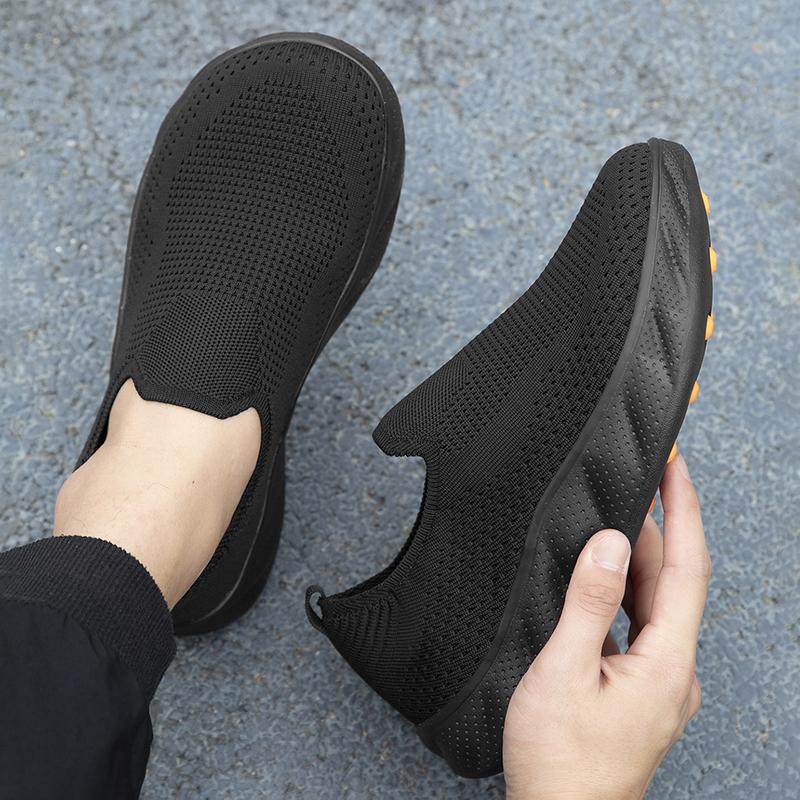 TUINANLE Unisex Wide Toe Couple Sneakers Breathable Lightweight Black Mesh Comfortable All Day Casual Walking Shoes for Daily Outdoor