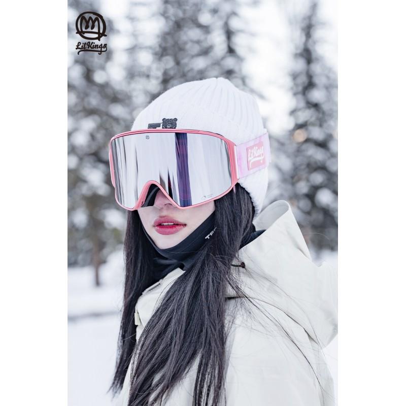 TERRO Ski Goggles Magnetic Frameless Anti-Fog Large Vision Men Women