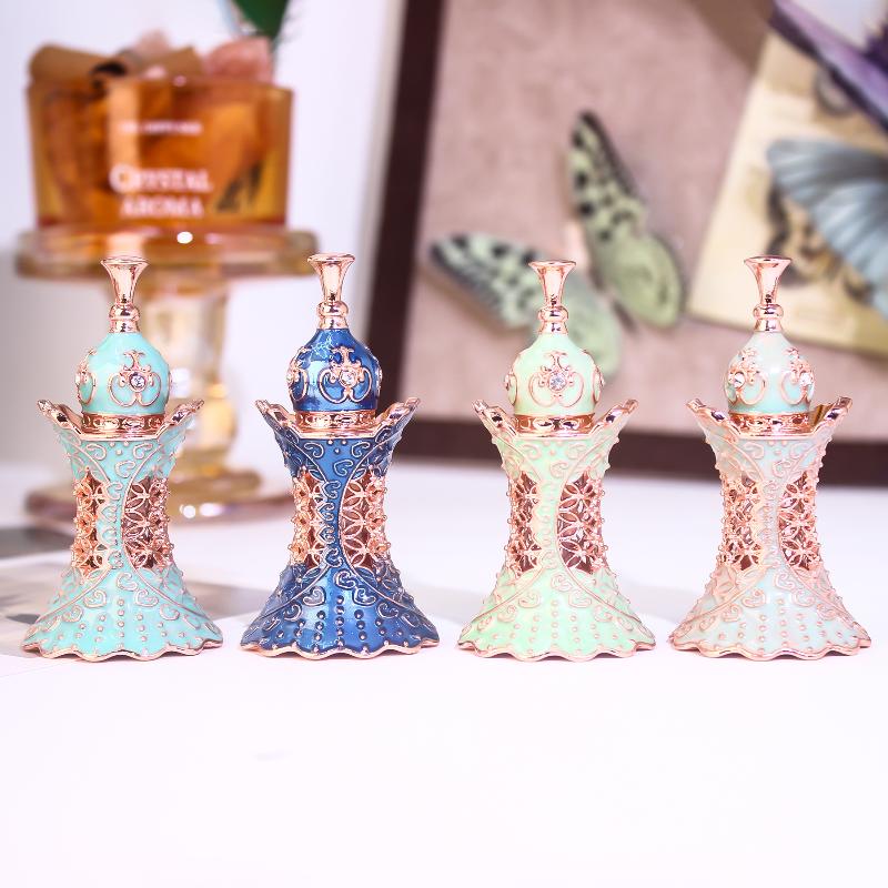 3Ml Dubai Essential Oil Bottles Aroma Bottle Refillable Perfume Bottle Middle Eastern Fragrance Empty Glass Perfume Bottle