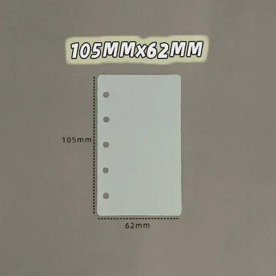 PVC Glitter Transparent A7/M5 Loose-Leaf Notebook & Storage Set