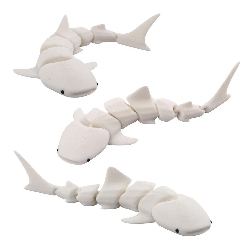 3D Printed Shark Joint Movable Creative Toy Model Figurine Decorative Craft