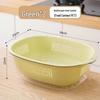 Double-Layer PET Vegetable & Fruit Draining Basket