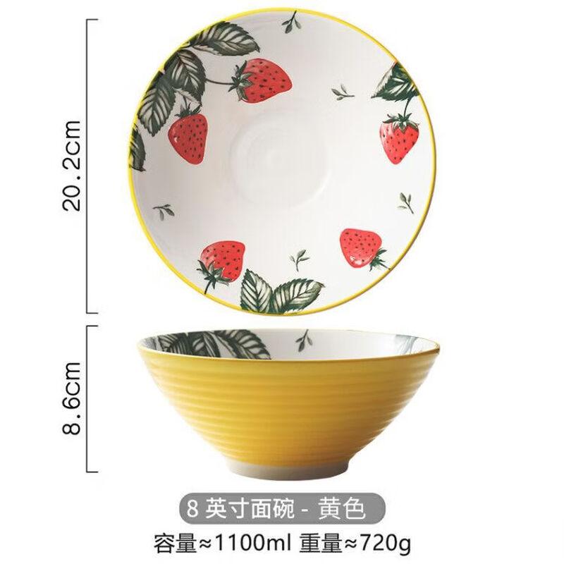 

Ruhan Ceramic Noodle and Salad Bowl