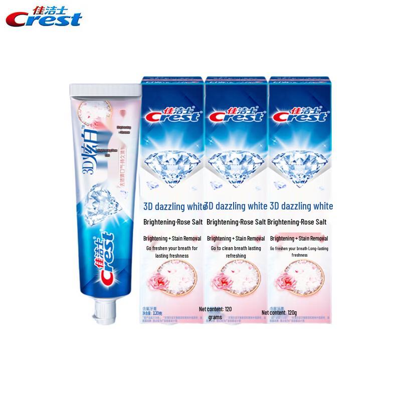 Crest 3D White Rose Salt Toothpaste
