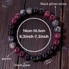 Elastic Beaded Hand Chain With Mixed Stone And Resin Suitable For Any Occasion