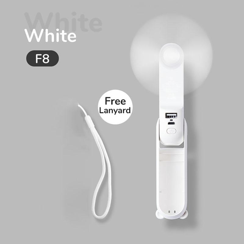 Handheld Bear Electric Fan Portable Small Fan For Students Multi-functional Household Foldable USB Charging Stand-up Desktop Fan
