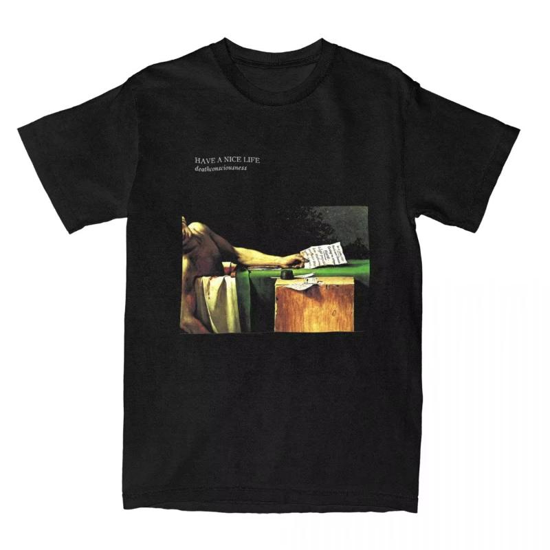 Wishing You A Happy Life Death Awareness Tshirt Retro Street Style Fan Gift Retro Street Style Daily Casual Comfortable