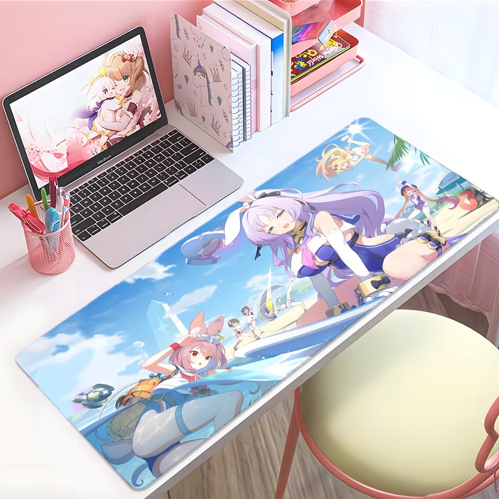 Game Futuristic Zzenless Zone Zero Mouse Pad Large Thick Desk Pad Stitched Edges Gaming Mouse Mat For Pc