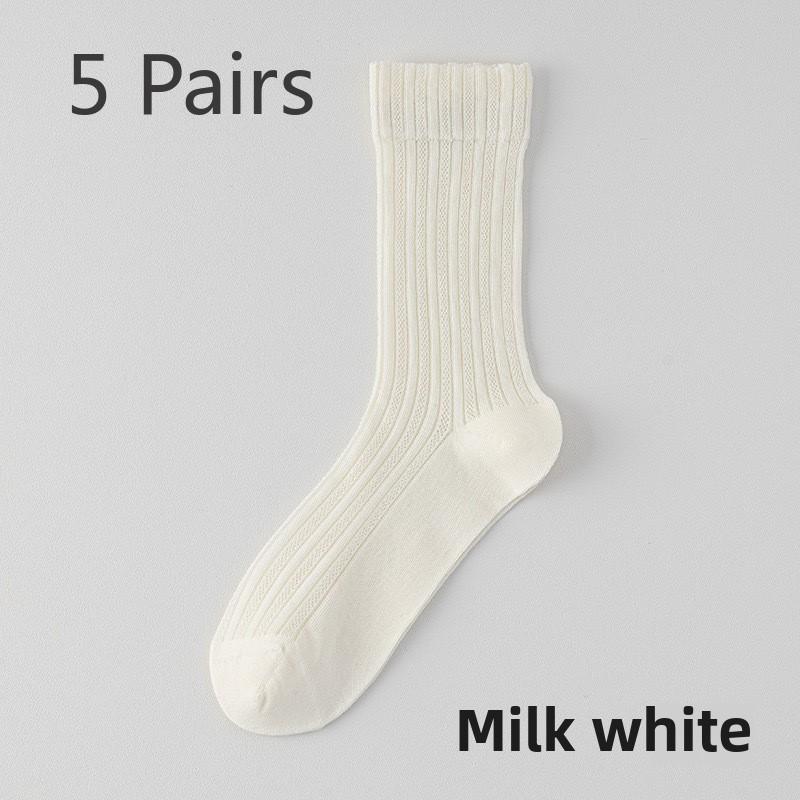 5 Paar Damen Frühling Sommer Dünne Netz Atmungsaktive Nahtlose Kniestrümpfe