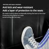 Seat Kick Pad for Tesla Model 3/Y/3+ Highland Car Leather Anti Kick Pad Child Anti Dirty Protector Cover Interior Accessories