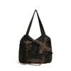 Europäische und Amerikanische Mode Retro Gewaschener Denim Achseltasche Frühling Neu Y2k Spicy Girl Vielseitig Einzel Schulter Crossbody Tasche