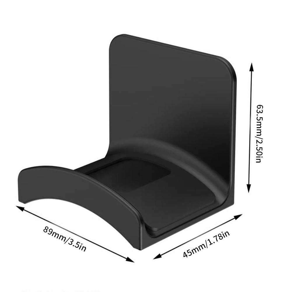 Universal Headset Hanger Adhesive Wall Mount Holder Headphone Hook for Easy Damage-Free Wall Desk Or PC Mounting