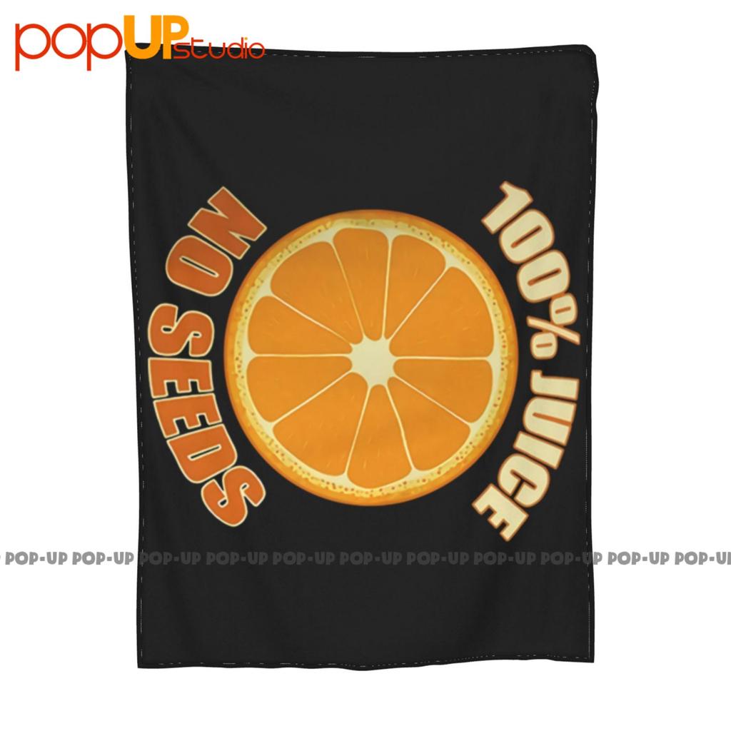 100 Percent Juice No Seeds Orange Ultra-Soft Blanket Quilt Winter Sofa Cover Bed Covers