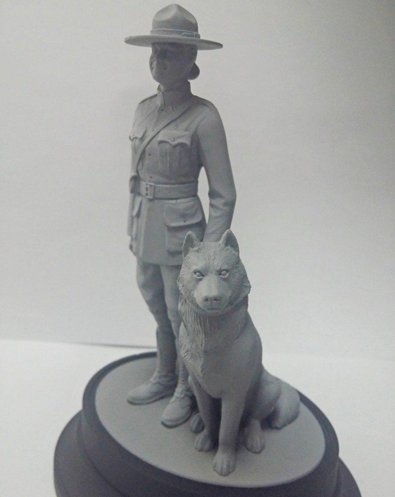 ICM 1/16 Scale Royal Canadian Mounted Police and Police Dog Plastic Model Kit 16008