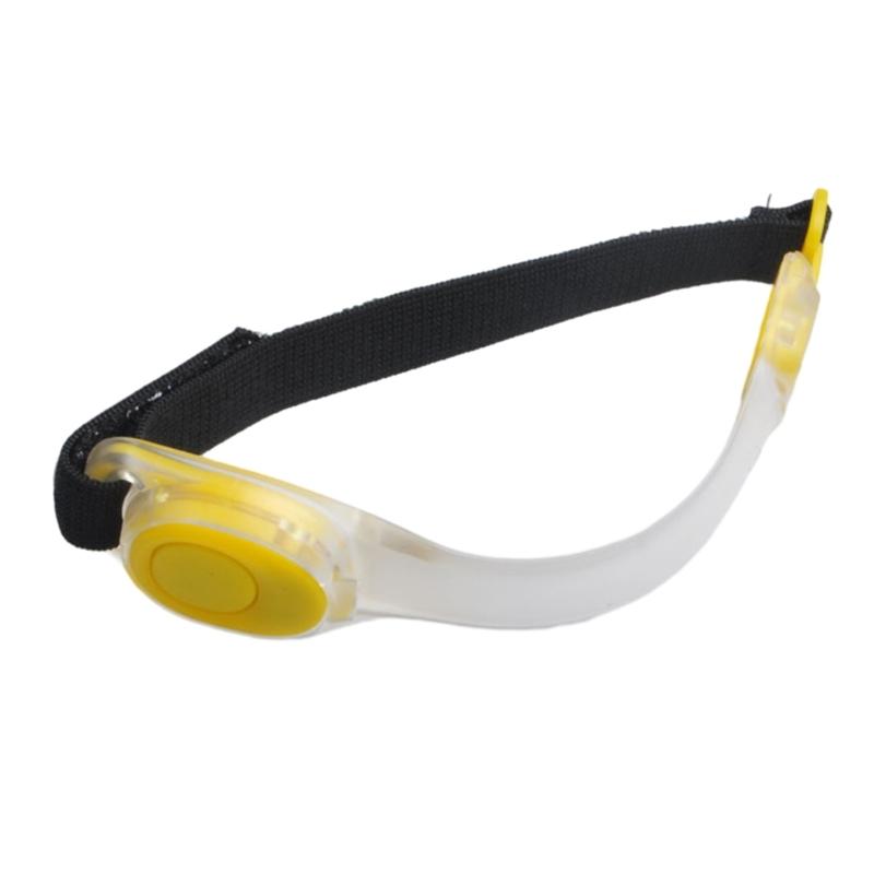 LED Light Up Armband Reflective Adjustable Wearable Silicone Running Belt Strap