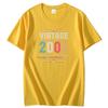 Vintage Made In 2006 Happy Birthday Graphic T Shirts Birthday Gift Cotton Short Sleeve Tshirts Unisex New Shirts And Tshirts