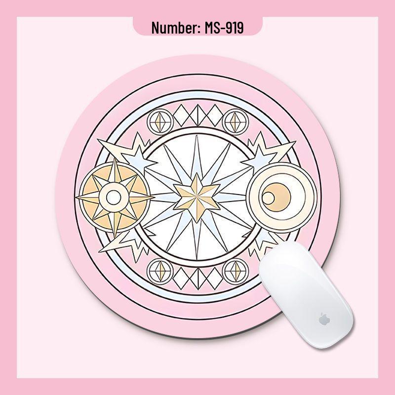 

Круглий килимок для миші Cardcaptor Sakura - Японське аніме настільний килимок 200x200mm 2mm