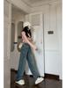 Women's Retro High-Waist Wide-Leg Jeans - Spring/Autumn 2025