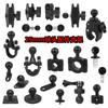 Motorcycle Phone Mount 25mm Ball Head Adapter Dash Cam Intercom Universal Handlebar Mirror Base